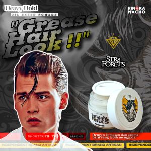 Pomade Oil Based Straight Forces Rinokamacho 50 Gr