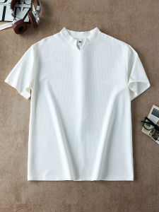 OUMULONG | Muscle Fit Gym T-Shirt V-Neck ElastiCuff