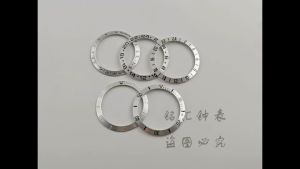 38MM NH35 Chronograph Watch GMT Nhôm Viền Lắp Vòng Chất Lượng Cao Chỉ Số Lặn Chức Năng Có Thể Thay Thế Viền Đồng Hồ