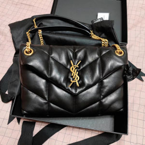 Hong Kong Special Price 2024 New W5140 Genuine Leather Small Parfum Style Diamond Grid Baguette Shoulder Crossbody Bag