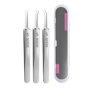 Acne Pimple Removal Tool Kit Cell Clipper Blackhead Remover Closed Pimple Picker Professional Skin Care Beauty Tools Set