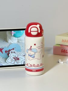 Tumbler ความจุขนาดใหญ่พร้อมสูบดูดแบบพกพาสำหรับนักเรียน ดีไซน์สวยงาม วัสดุอื่น ๆ 316 เครื่องมือการกินและใช้ชีวิต