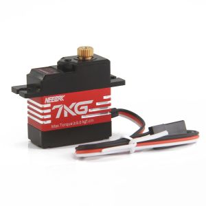 NEEBRC 7KG Bộ Servo Kỹ Thuật Số Bánh Răng Kim Loại Chống Nước Cho Xe RC 1/14 1/16 Khung Bán Nhôm Tương Thích Với MJX Hyper Go Wltoys
