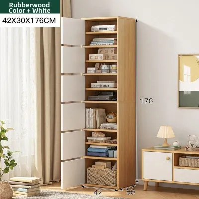 Vintage Compact Bedroom Wardrobe for Small Spaces Assembly Cabinet