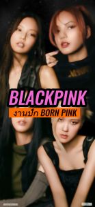 Blackpink ฺ |  Born Pink | Pink Venom รับปักตามแบบ ไม่มีขั้นต่ำ Jennie Lisa Jisoo Rosé world tour