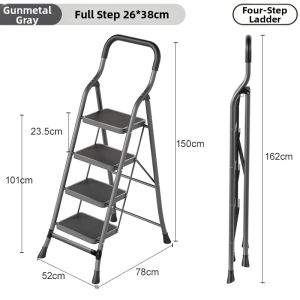 New Multifunctional Foldable Extension Ladder