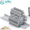 UTL Screw Type Terminal Block End Plate Phoenix Contact Weidmuller UDK4 UKK5-PV UKKB5 DK4QV/35 EK6/35. 
