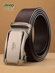JEEP SPIRIT | Men Genuine Leather Automatic Buckle Casual Business Belt