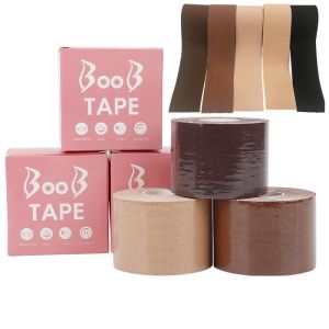 Comfortable Bandage Kinesio Taping Boob Tape Lifting Breast Patch Nude Bra Bandage High Stretch Fabric Invisible Chest Wrap Tape