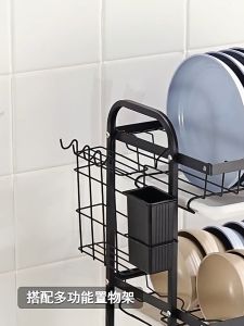 ชั้นเก็บของในครัว ที่คว่ำจาน+ถาดรองน้ำหยด ชั้นวางเหล็ก 2ชั้น/3ชั้น แข็งแรง รับน้ำหนักได้มาก
