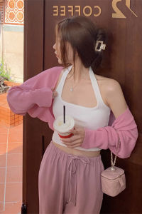 HUOLISI | Ice Silk Knit Sun Protection Cardigan Thin Summer Pure Color Top