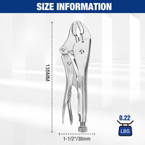 Powerful Pliers Multifunctional Pressure Pliers Heavy-duty Tools Industrial Grade Fixed Circular Mouth Force Wrench C-Type