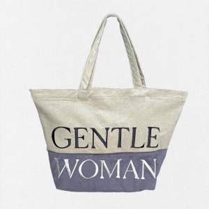 Gentle Woman Tote Bag Corduroy Dual Colors Ready Stock