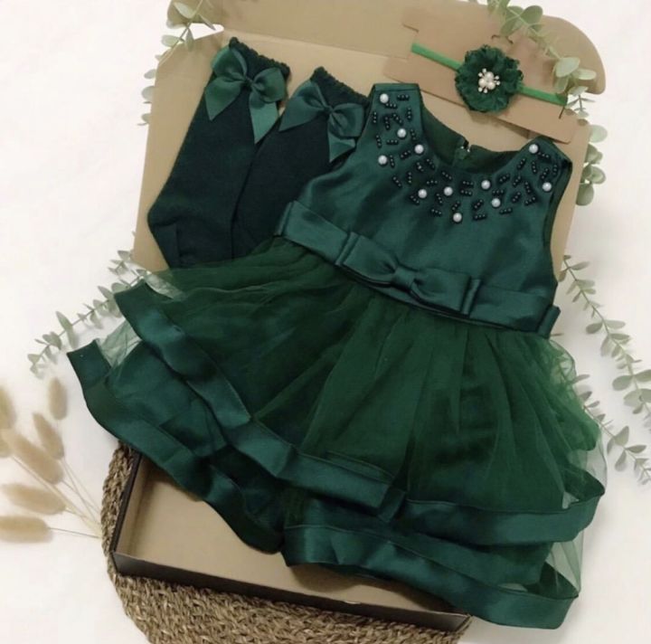 Baby Emerald Green Dress | Lazada Baby Emerald Green Dress | Lazada