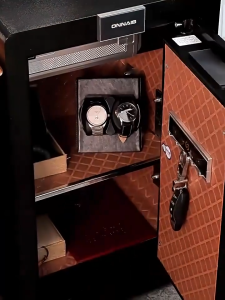 【24 Month Warranty】Office Safe Box 45/60cm Small Anti-theft Alarm Bedside Cabinet Storage Password+Key