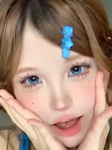 Fashion Glasses Fashion glasses 2Pieces 6 monthes 网红甜心纯欲百搭半年抛glasses2片学生大小直径气质自然彩色 眼镜