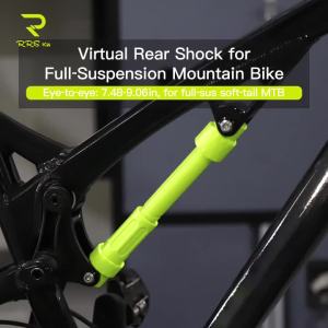 RRSkit | RRSKIT Virtual Rear Shock For Full Suspension Mountain Bikes For 19‑23cm Eye‑to‑Eye Distance Soft-tail MTB Virtual Rear Shock