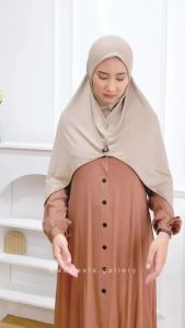 Azmeela Ziya Pad Antem Bergo Instant Looks Pashmina Malay