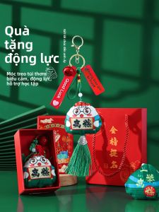 MONLEYTA | Hộp quà thi cử Trung học phổ thông và Đại học Cờ vàng Hộp quà tặng khích lệ Đèn pha lá sen Phụ kiện trang trí Học sinh Quà tặng