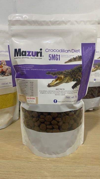 Mazuri Crocodillian Diet 1lb for meat eating reptiles
