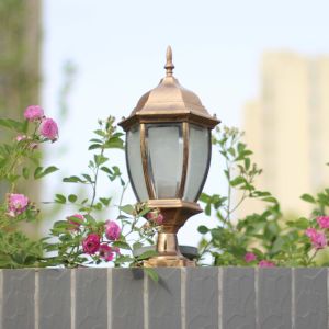 Outdoor Wall Lights Villa New Rural Area Entrance Column Lighting Waterproof Garden Courtyard Lamp Post Light European Style