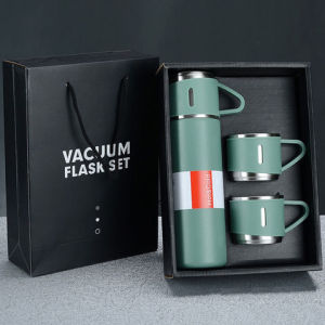 Botol Minum Teh Botol Air Perjalanan Mug Travel Tumbler Kopi Termos Vakum Baja Tahan Karat 500ml