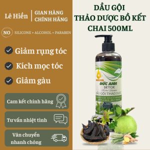 [Chính Hãng - Dầu Gội Thảo Dược Bồ Kết - ĐỨC ANH] 1 Chai 500ml