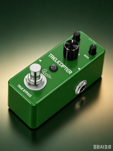 Rowin LEF-327 Trelicopter Optical Tremolo Pedal True Bypass Mini Metal Guitar Volume Modulation Effect
