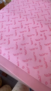 แผ่นประเกนสีชมพูหนา 1.25 มม สำหรับงานเครื่องประดับ หัวโขน เครื่องศิราภรณ์ มโนราห์ เครื่องอัปสรา