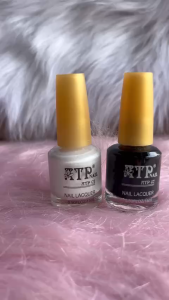 Sơn móng tay chân tự khô ATP (MÀU ĐEN) 15ml Màu Chuẩn Cọ êm Không hư móng Bền Màu Khô Nhanh