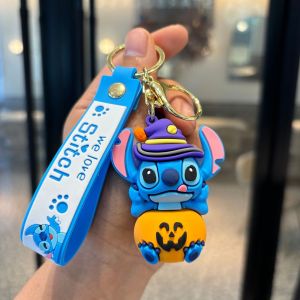 Cartoon Anime Disney Keychain Mickey Mouse Minnie Figure Keychains Donald Duck Piglet Key Chain Model Kids Toys Gift Wholesale