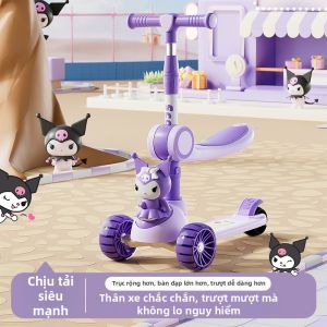Xe Scooter Gập 3-trong-1 Có Ghế cho Bé