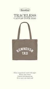 Rowndvsn Totebag Cream - Traceless Cream Totebag Rown Division
