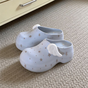 XIXITIAO | Slender Elegant Star Wings Height Increasing Mules Arch Support Slippers
