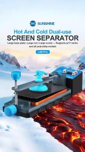 SUNSHINE LS6 Pro 0–80℃ Hot and Cold Dual Screen Splitter Large Base Plate For IP17 Series and all Android/IP Models Repair Tool