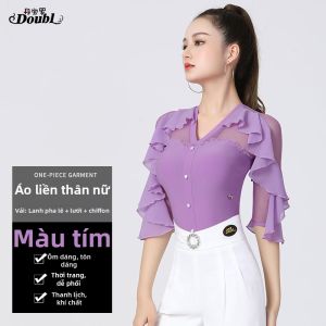 DANBAOLUO | Đồ Tập Múa Tay Dài Có Gợn Sóng