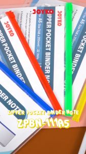 Zipper Pocket Binder Note A5 Joyko ZPBN-111A5