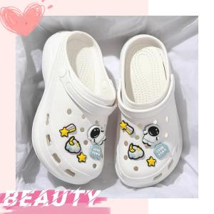 NQshop New arrival รองเท้าแตะหัวโต รองเท้ามีรูพร้อมตัวติด jibbitz มาแรงในตอนนี้ ไม่มีคือพลาด