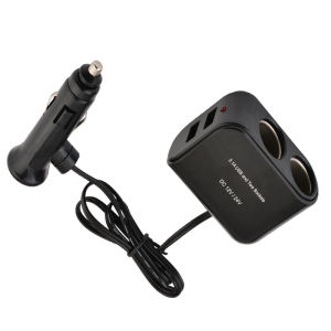 Bộ Chuyển Đổi USB Kép Trên Ô Tô Cắm 12V/24V Bộ Chia Ổ Cắm Cái Bộ Sạc Xe Bộ Chuyển Đổi Bật Lửa Cho Ô Tô
