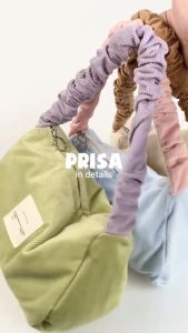 Tas Bahu Cewek PRISA Shoulder Bag Wanita Remaja Handbag Corduroy Cute Korea Style Studio Bag