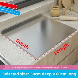 JINDONG | 304 Stainless Steel Antibacterial and Mold-Resistant Cutting Board for Kitchen and Dough Kneading