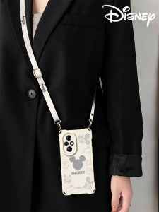 Disney Authorized Applicable Honor 200 Phone Case New Arrival 200pro Drop-Resistant Protective Case 100 Four Corners 90 Can Back 80 Lanyard Pro Girl 50 Mickey Minnie 60 Crossbody X50i Huawei 70