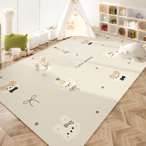 XXM | Cute Cartoon PVC Leather Wipeable Stain-Resistant Water-Repellent Carpet