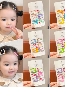 Candy Color Water Drop Baby Hair Clips