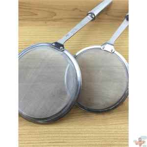 Ultra-Fine 200 Mesh Stainless Steel Oil Filter Kitchen Sieve for Home Use Cooking Utensil Suitable for Hot Pot Oil Filtering