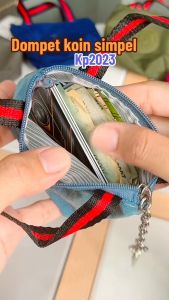 DOMPET KOIN MINI WANITA / DOMPET KOIN 1 RESLETING / POUCH COIN WALLET / DOMPET KOIN NYLON / KP 2023 KOIN