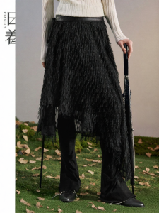 Irregular Mid-Length Design Skirt Autumn 2026 New