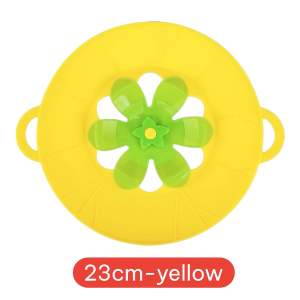 Silicone Anti-Splash Pot Lid - Non-Stick Easy to Clean Prevents Spills Suitable for Cooking Soup Ideal for Kitchen Use