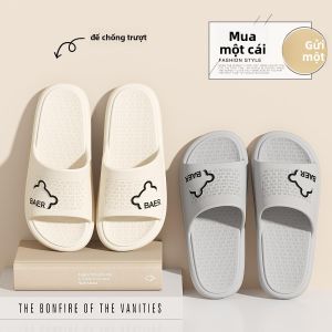 MONLEYTA | Mua 1 tặng 1 Dép đi trong nhà cho nữ mùa hè 2025 Dép đi trong nhà phòng tắm chống trượt kháng mùi cho cặp đôi Dép đi trong nhà EVA