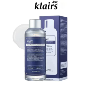 Klairs Supple Preparation Unscented Toner 180ml Balances pH Levele、Deep Moisturizing、Vegan Friendly